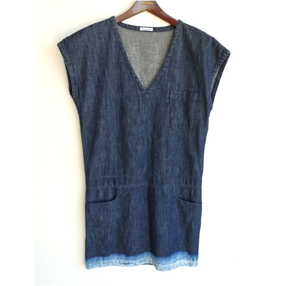 Tomas Maier Denim Ombre Dress Size Small